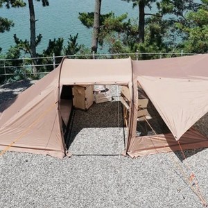 이너텐트와 타프가 합쳐진 아이브리드 터널형 텐트, 루프 미포함 (3~4인용)