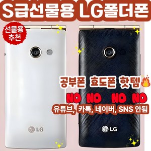[S급 선물용] LG스마트폴더 LG-T480 LG-F480 공기계 자급제 공부폰 공신폰 수험생폰 효도폰 단순 통화 문자용 선물용, 4GB, 블랙LG통신사