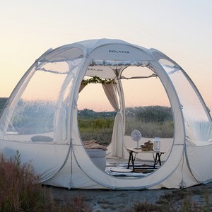 폴라리스캠프 P1 TPU 팝업쉘터 투명 동계 원터치텐트