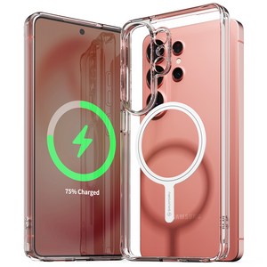 신지모루 2배 자력 M 에어클로 마그네틱 맥세이프 호환 투명 휴대폰 케이스