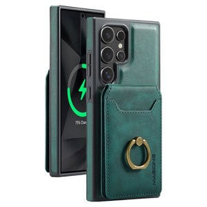 메이썬 갤럭시 S24/S25/S26울트라 적용 맥세이프 magsafe 케이스 카드수납 지갑형 탈부착 가죽 휴대폰 케이스