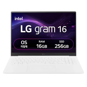 LG전자 2026 그램 16 코어 Ultra5, 스노우 화이트, 256GB, 16GB, Free DOS, 16ZD90S-GX5VK