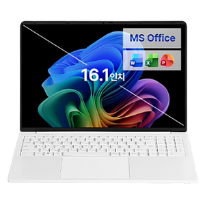 베이직스 2024 베이직북 16 N-시리즈, 마이크로소프트 패키지, White, BB1624FW-S, 256GB, 8GB, WIN11 Home