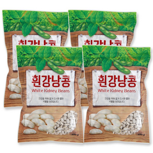 [이잡곡이다] 수입 흰강낭콩 500g x 4봉, 4개, 500g