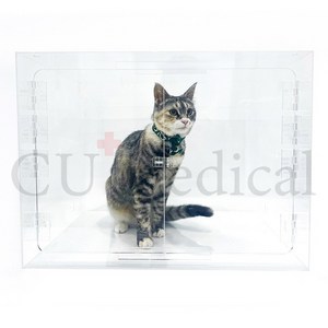 [CU메디칼] 아크릴산소방 단품 / 강아지 고양이 네블라이저방 가능 / 주문제작 가능, 1개