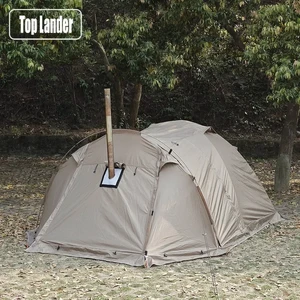 ZEROGRAM(제로그램) Coral Dome Tent 2P (green)재생 나일론 소재 2명용 돔형 더블 울 텐트 3 시즌 아웃도어 등산