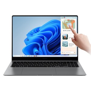 삼성전자 갤럭시북5 프로 NT960XHA-K51A 인텔 울트라5 16인치 고해상도 AI 코파일럿+ 윈도우11 터치 스크린 직장인 대학생 노트북, NT960XHA-K51A, WIN11 Home, 16GB, 1TB, 그레이