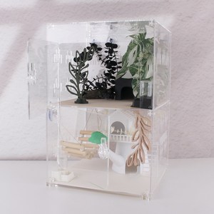 투인원 도마뱀 사육장 30x30x45