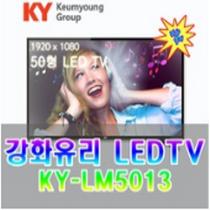 금영모니터KY-LM5013강화유리50인치TV 노래방 코인 업소용