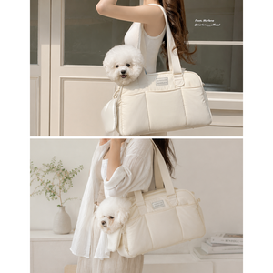 IAE MARON BAG 마롱백 강아지 소형견 포근한 이동가방, 1개, 포근크림해
