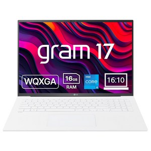LG전자 그램 17ZD90RU-GX54K, 17ZD90RU-GX54K, WIN11 Home, 16GB, 256GB, 스노우화이트