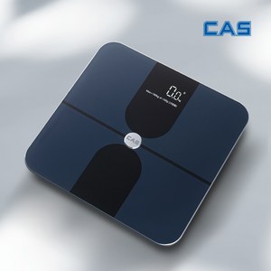 CAS 스마트 체중계 BFA-S19 삼성헬스 연동 인바디 가정용 블루투스 BIA 정밀 측정 체지방계, 1개, 블랙 (BLACK), BFA-S19