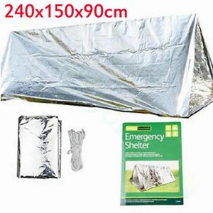 비비색 1인용 텐트 백팩킹 비박텐트 2인용텐트 캠핑 비상 텐트 생존 침낭, 방수 열 담요, Bivy 색, 야외