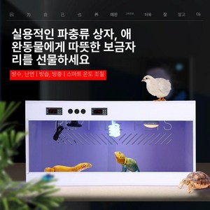 파충류 사육장 육지거북이 도마뱀 은신처 거북이 온도조절 쉼터 도마