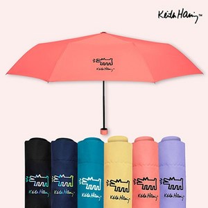 키스해링 튼튼한 뉴 퍼피 3단우산 (수동)