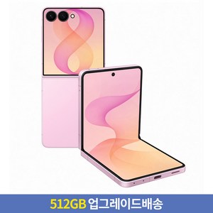 [256GB → 512GB 업그레이드] 삼성전자 갤럭시 Z Flip8 자급제, 핑크, 256GB