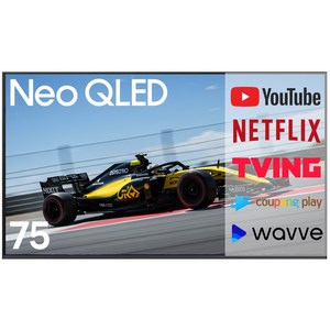 삼성전자 4K UHD NEO QLED 스마트 TV 75인치 유튜브 넷플릭스 75QN90