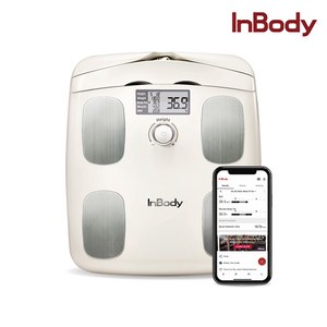[인바디] 체지방 측정 스마트 체중계 다이얼 H20N 오트밀베이지