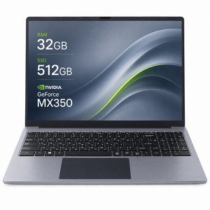 15.6인치 노트북 RAM 32GB SSD 512GB AMD A6-7310U NVIDIA GeForce MX350 2GB 외장그래픽 지문인식 사무용 학습용 영상용 가성비 노트북