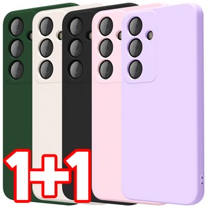벌크온 1+1 갤럭시 S24 FE 카메라 보호 풀커버 컬러 휴대폰 케이스