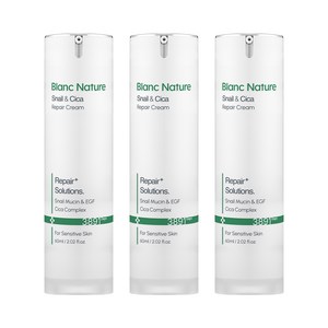 블랑네이처 스네일 모이스처 라이징 크림, 60ml, 3개