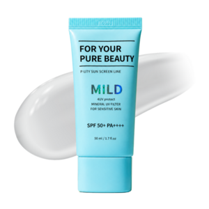 퓨노센스 포텍트 논나노 비건 무기자차 선크림 SPF50+ PA++++ (클렌징젤증정), 1개, 50ml