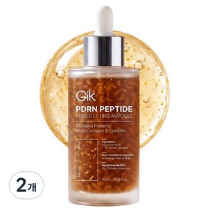 GIK PDRN 11종 펩타이드 콜라겐 녹는실 리프팅 앰플, 2개, 100ml