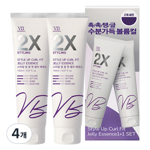 비바스 2X 스타일 업 컬핏 젤리 에센스, 4개, 150ml