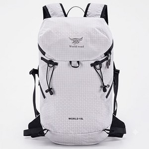 1상2템 초경량 등산백팩 트레킹백 남녀공용, 라이트그레이