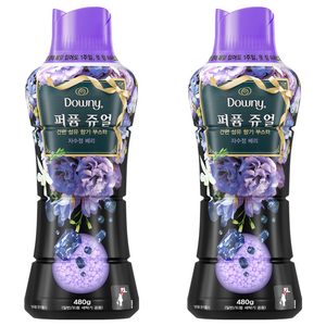 다우니 퍼퓸 쥬얼 자수정 베리 향기부스터, 480g, 2개