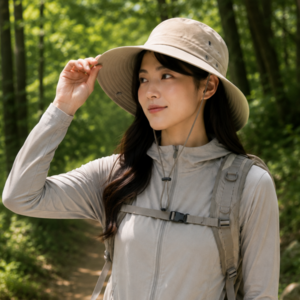 에르딘 햇빛차단 자외선차단 모자 남녀공용 등산모자 아웃도어 낚시 캠핑 여름 대두 챙모자 방수 벙거지모자 턱끈 버킷햇 사이드 버튼 썬캡 여행 사파리 모자