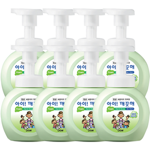 아이깨끗해 향균 거품 핸드솝 청포도, 250ml, 8개