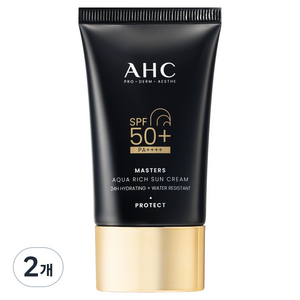 AHC 마스터즈 아쿠아 리치 선크림 SPF50+ PA++++